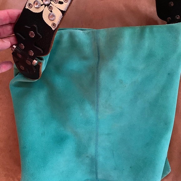 Suede Handbag - Picture 3 of 4